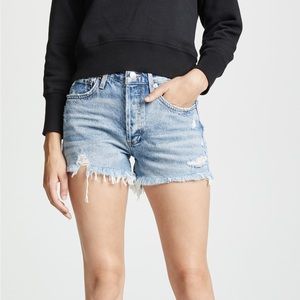 AGOLDE Parker Vintage Loose Fit Cutoff Shorts